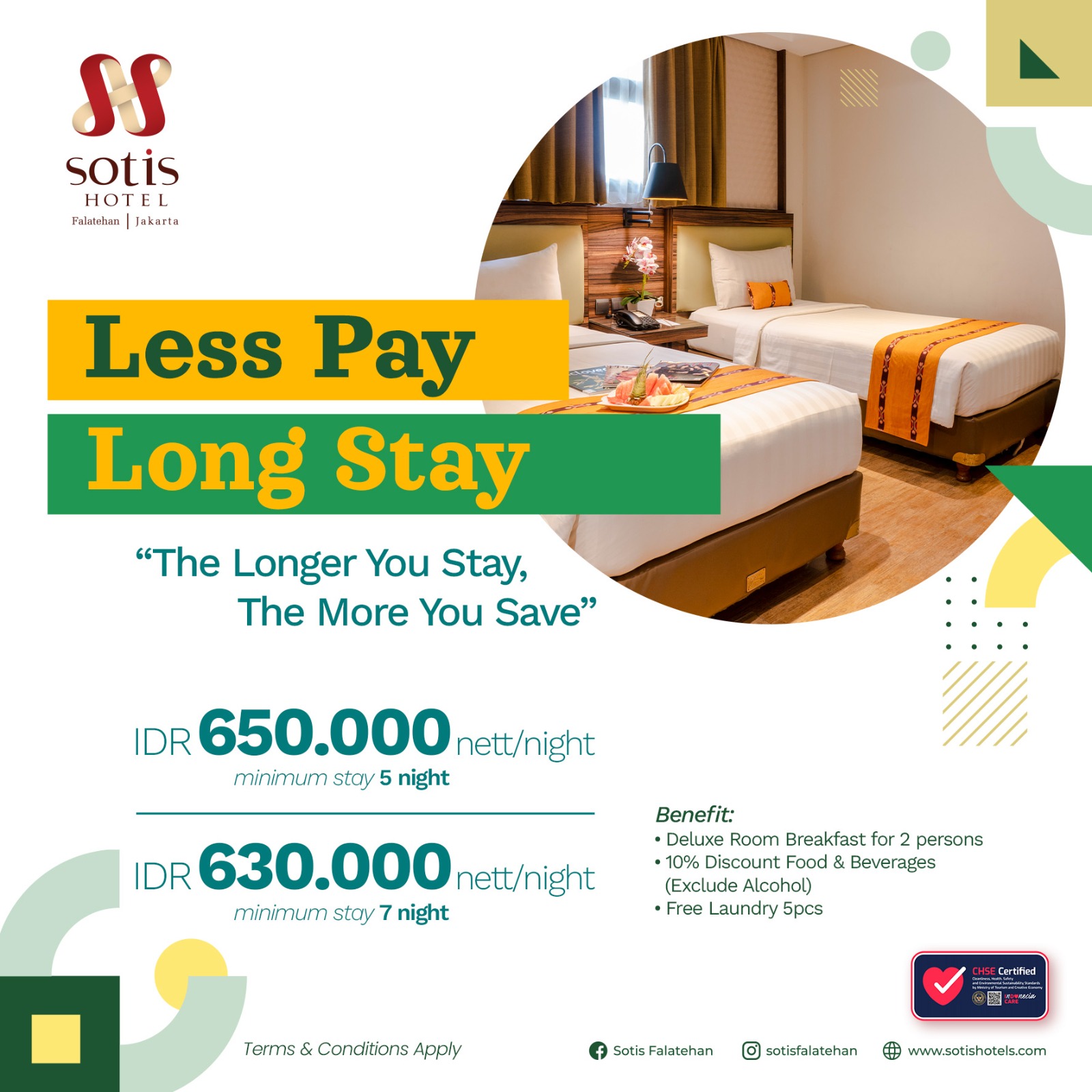 Less Pay Long Stay